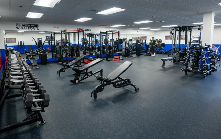 The main studio floor at 20 Western Blvd